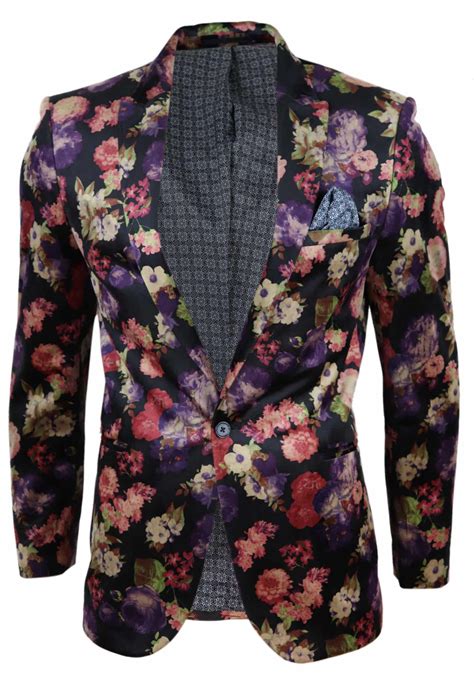 43 Save 5 with coupon (some sizescolors) FREE delivery Fri, Mar 3 4 COOFANDY Men&39;s Floral Tuxedo Suit Jacket Slim Fit Dinner Jacket Party Prom Wedding Blazer Jackets 4. . Mens floral blazer